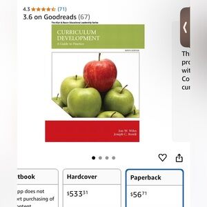 Curriculum Development Paperback Book